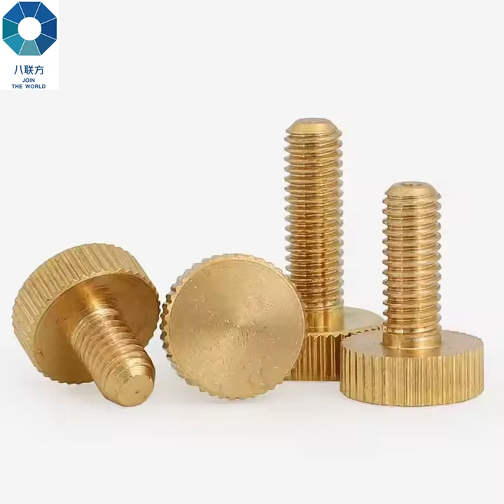 Brass Knurled Thumb Screw